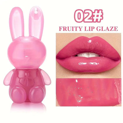 Miss Lara 6 Colors Rabbit Glossy Lip Gloss & Moisturizer