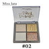 Miss Lara 4 Color Highlighter Palette