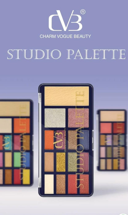 Cvb Studio Palette 12 Eye Shadow
