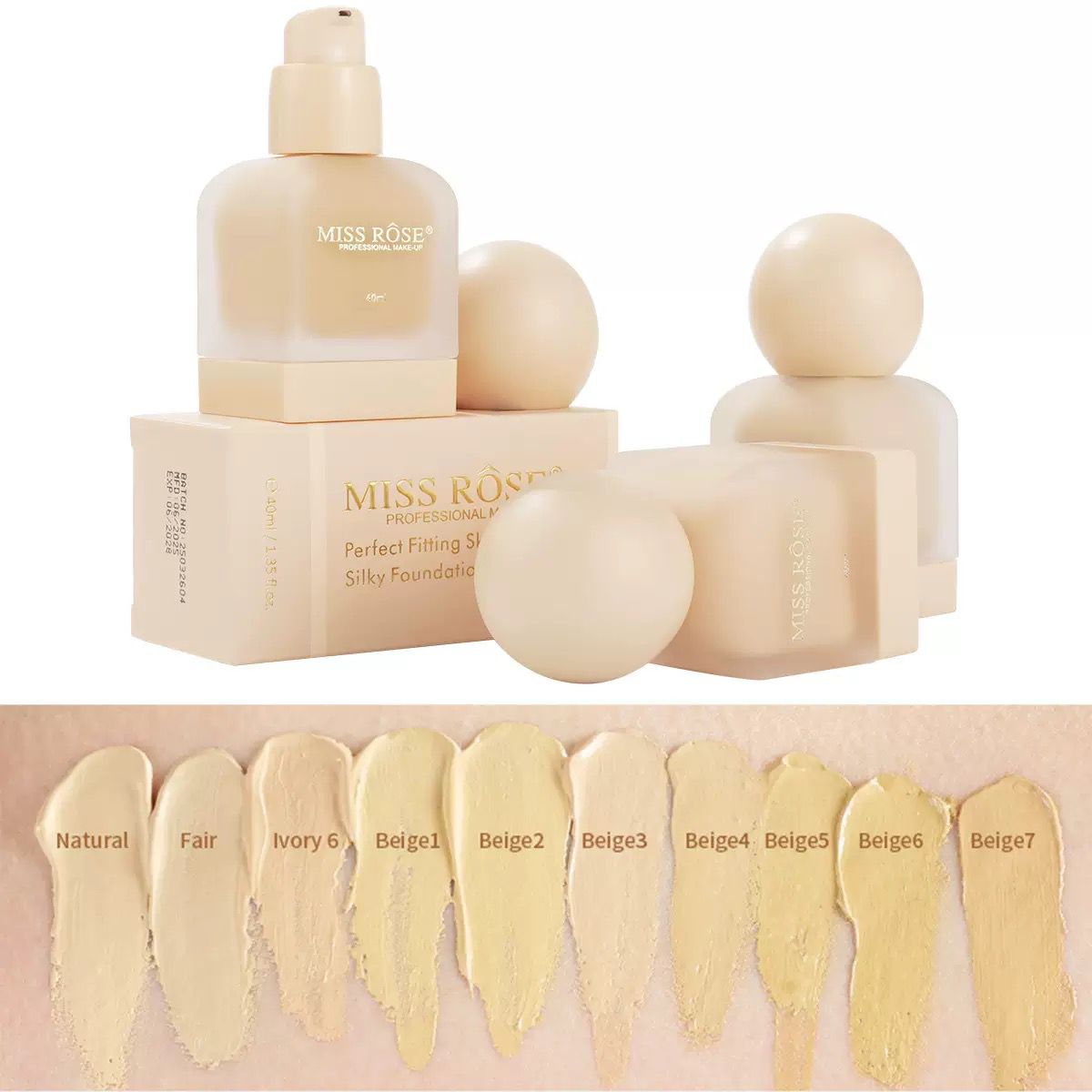 Miss Rose Perfect Fitting Skin Silky Foundation