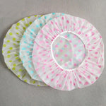 Elastic Reusable Shower Cap Bath Cap Waterproof Pack of 3