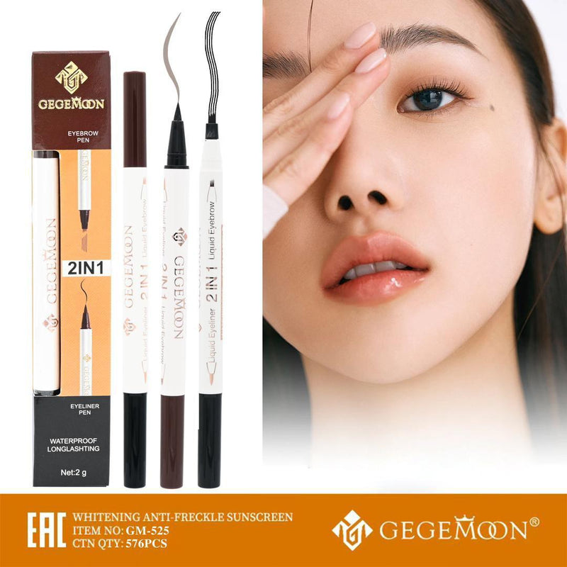 Gegemoon 2in1 Eyebrow Fork Sketch Pen