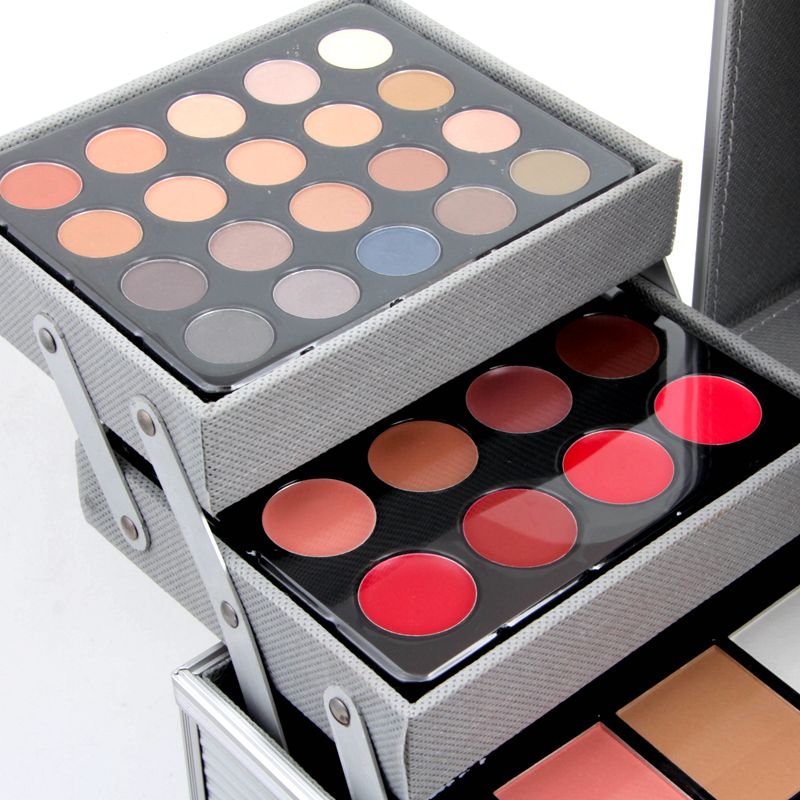 Miss Rose 132 Color All In One Makeup Kit,Professional Makeup Case