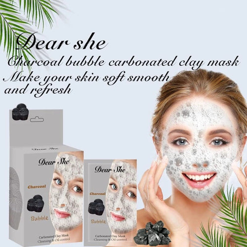 Dear She Charcoal Bubble Clay Mask 10 Sachet in a Box
