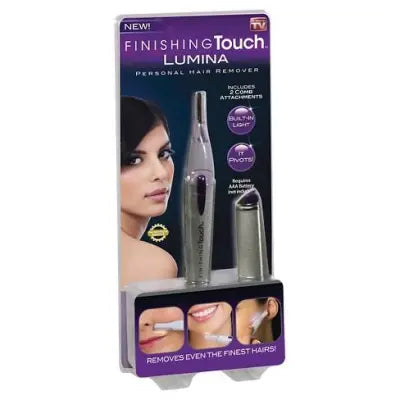 Finishing Touch Lumina Personal Hair Remover With Pivoting Head Pen Cell Operated