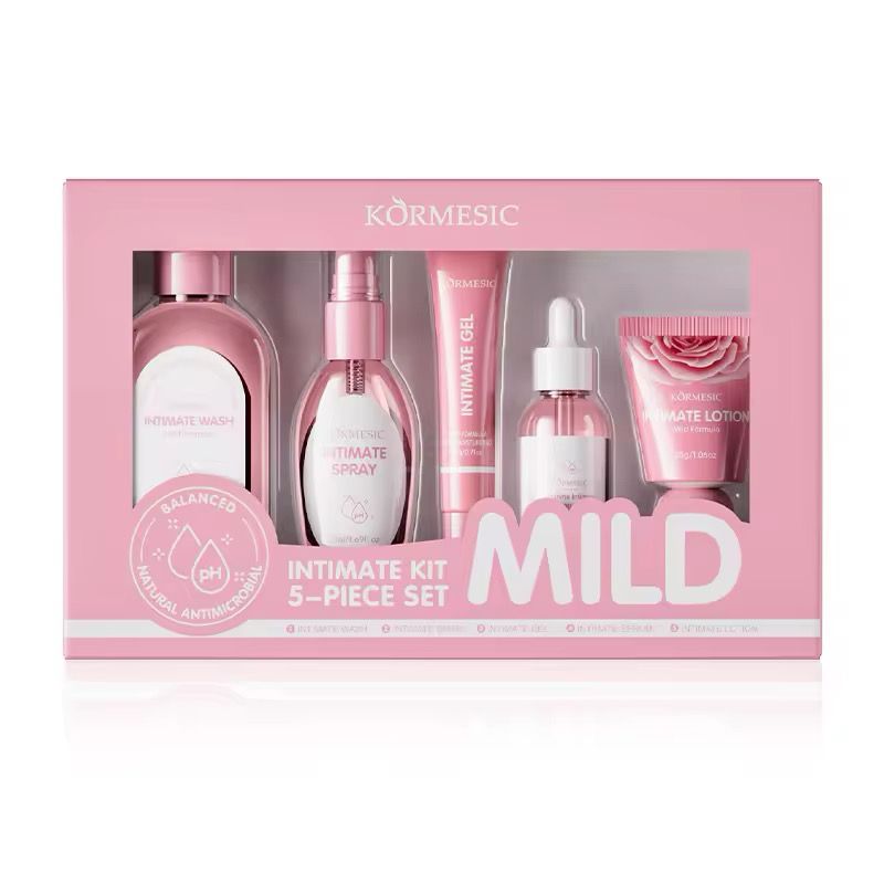 KORMESIC Mild Balanced Natural Antimicrobial Intimate Kit 5 Piece Set ...