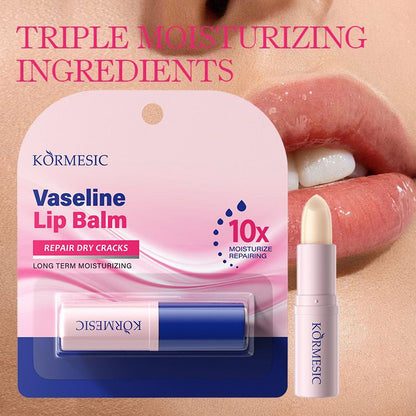KORMESIC Repair Dry Cracks Vaseline Lip Balm 10x Moisturize Repairing
