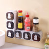 Wall Mounted Sticking 3 Portion Spice Box Spice Rack Organizer