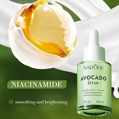 Sadoer Face Hydrating For Essence Avocado Fruit Milk with Vitamin C Glycerin Liquid