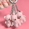 Cute Bear Key Chain Tint Glossy Lip Gloss