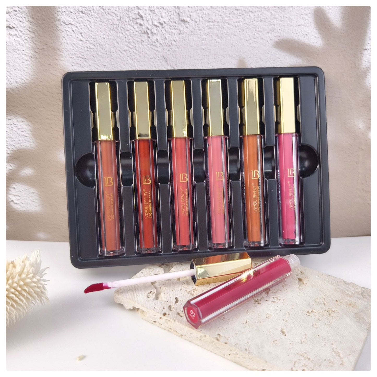 Lakyou Beauty Matte Allure Liquid Lipstick Pack Of 6Pcs