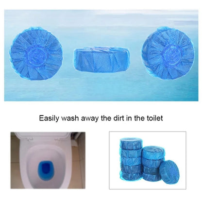 Blue Touch Automatic WC Flushing Toilet Cleaner 4Pcs Set (Pack Of 2)