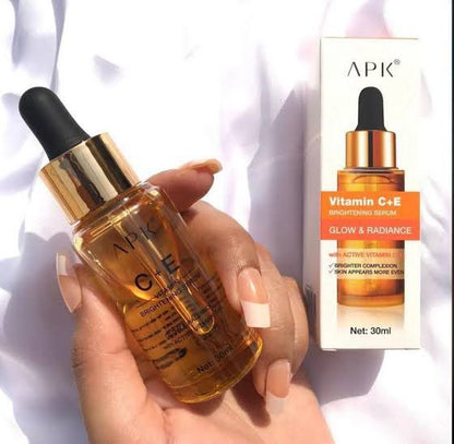 APK Vitamin C+E Brightening Glow & Radiance Serum 30ml