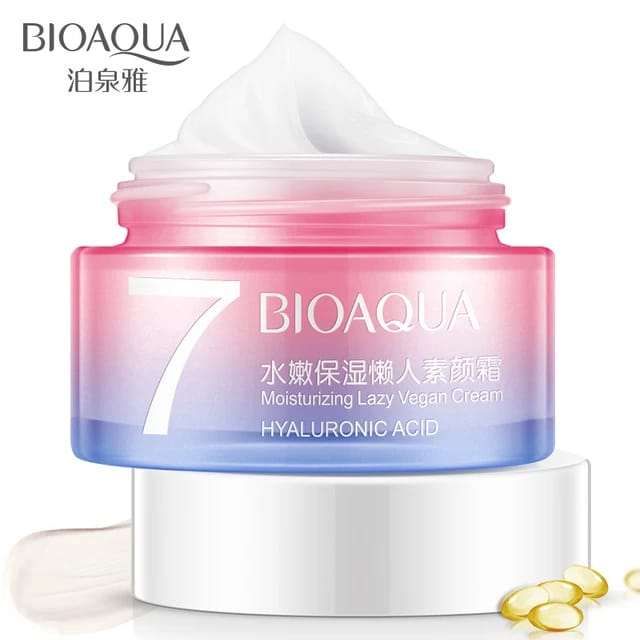 BIOAQUA 7 Hyaluronic Moisturizer Nourishing Makeup Facial Cream