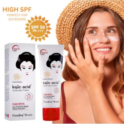 Kojic Acid Sunscreen Cream SPF50 Sun UV Protective Cream