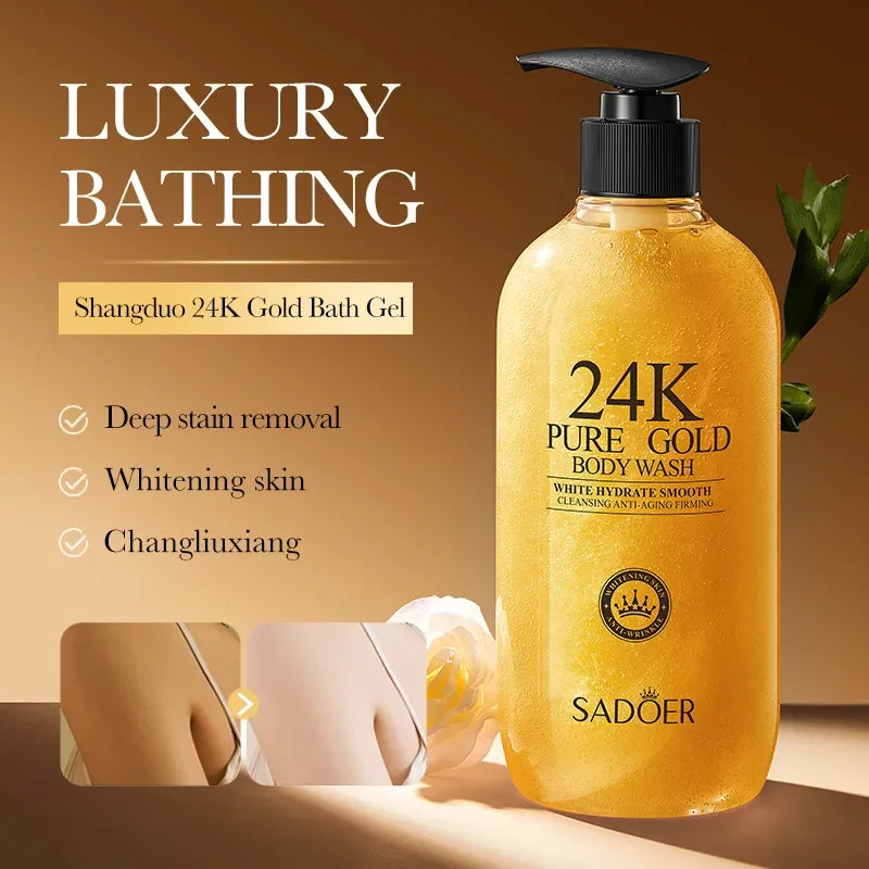 Sadoer 24k Pure Gold Body Wash