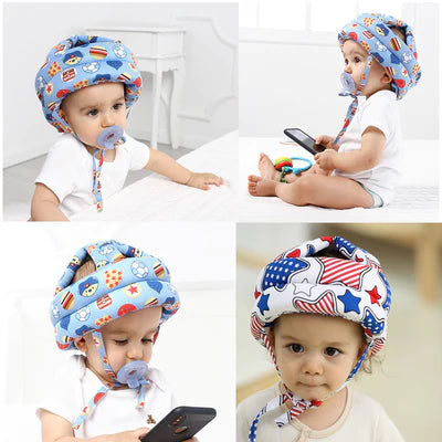Baby Safety Helmet Head Protection Headgear Toddler Anti-Fall Pad Children Random Design