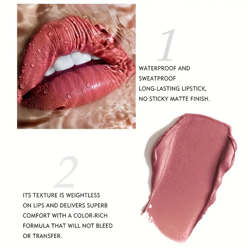 Peinfen Multicolor Make Up Lips Lipstick 5Pcs Set