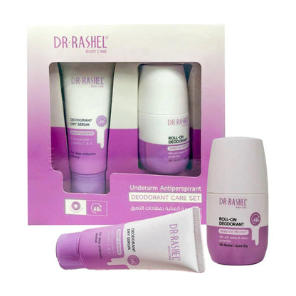 Dr Rashel Underarm Antiperspirant Deodorant Care Set (Purple)