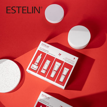 ESTELIN  5X CERAMIDE  BARRIER REPAIRING  SKIN CARE TRAVEL SET