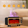 Aroma LED RGB 3D Fire Flame Latten Diffuser Air Humidifier Aromatherapy Machine