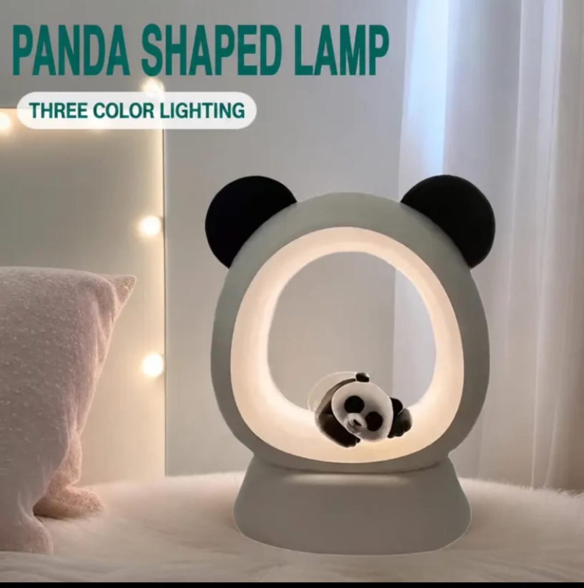 Sleeping Panda Night Lamp – 3 Modes, 5 Brightness Levels