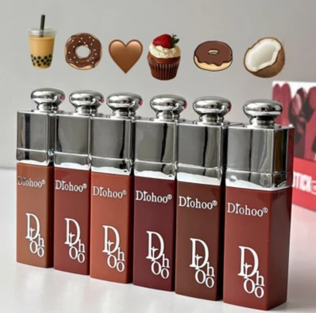 Drohoo Nude Shades Matte Lipstick Set 6 Long Lasting Shades