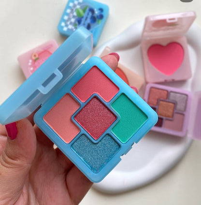 Mocallure 2in1 Mini Eyeshadow & Blush Palette 4Pcs Set