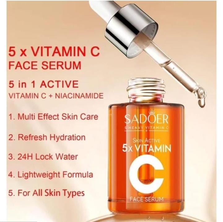 Sadoer 5X Heavy 5-in-1 Active Vitamin C Face Serum