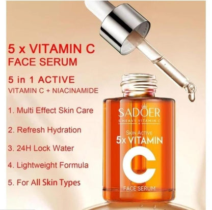 Sadoer 5X Heavy 5-in-1 Active Vitamin C Face Serum