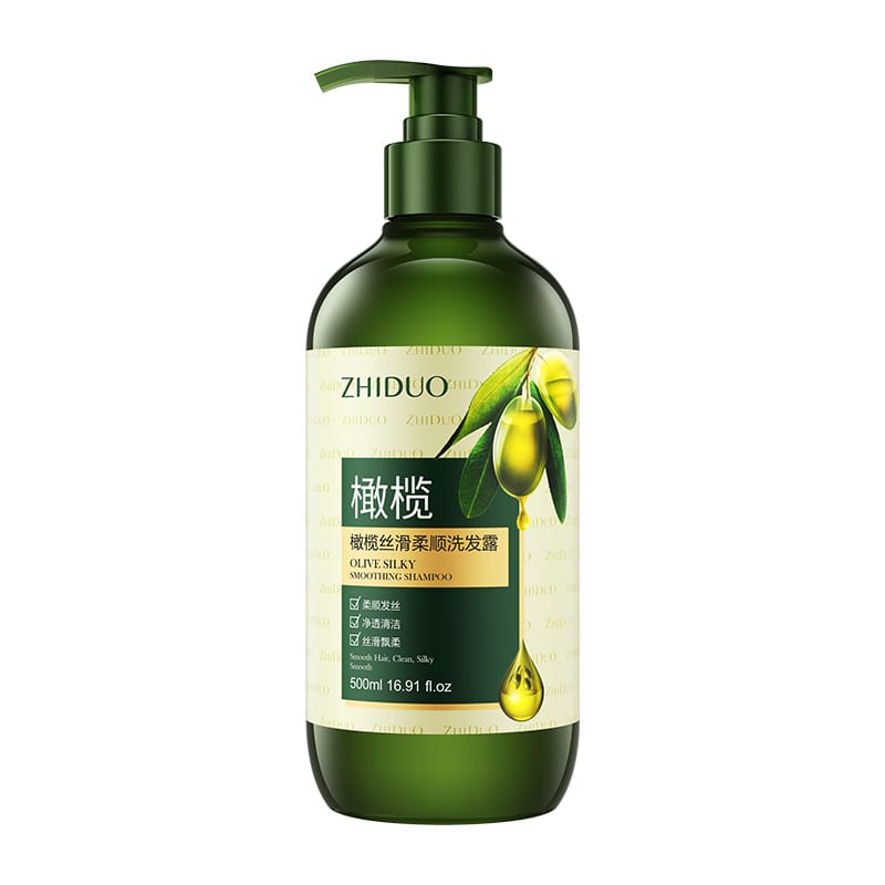 ZHIDUO Olive Silky Smoothing Shampoo Deep Hydration And Nourishment 500ml