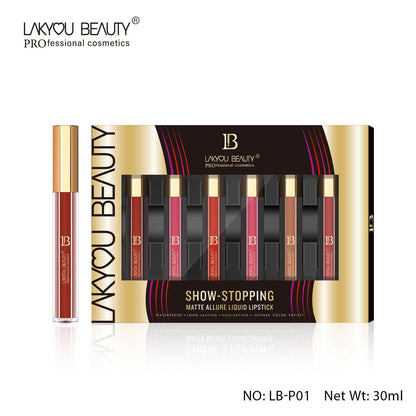 Lakyou Beauty Matte Allure Liquid Lipstick Pack Of 6Pcs