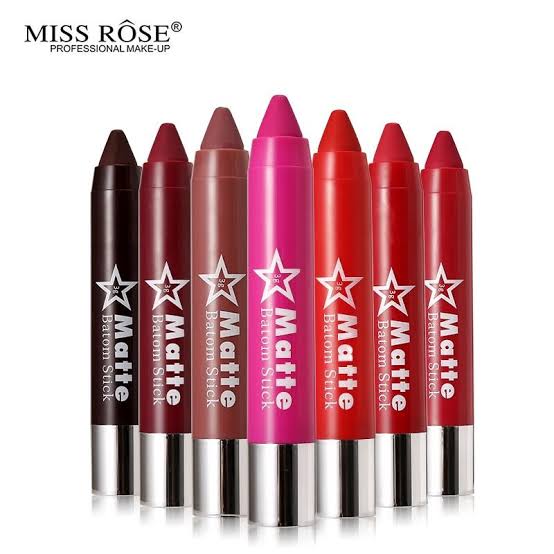 Miss Rose Lip Crayon 6pcs