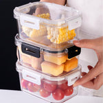 Transparent Food Container Storage Box 3pcs Set