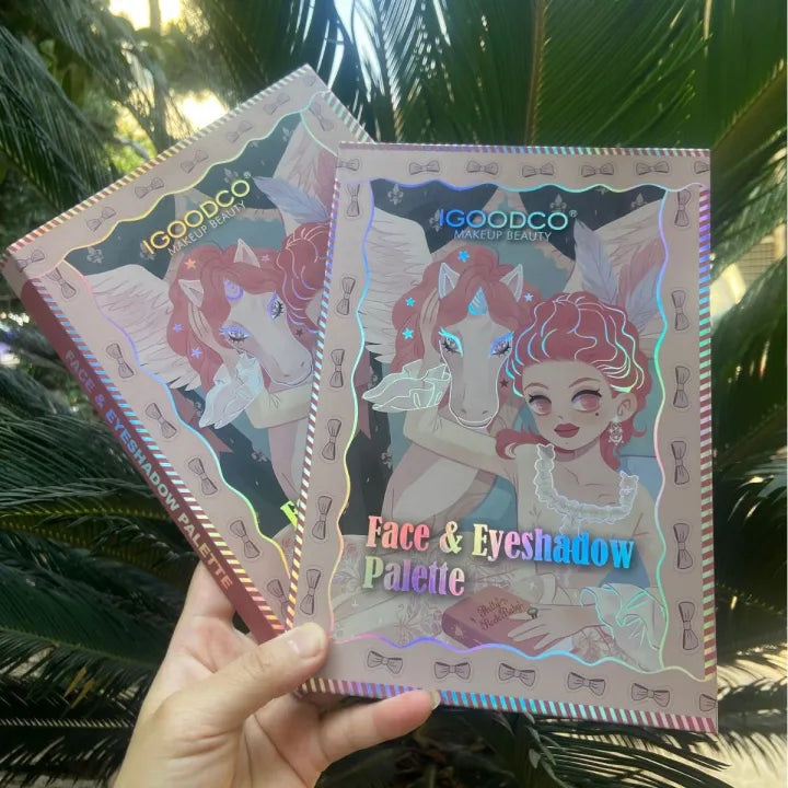 Igoodco Rose Eye Shadow 54 Colors Pearlescent Matte Glitter Eyeshadow Palette