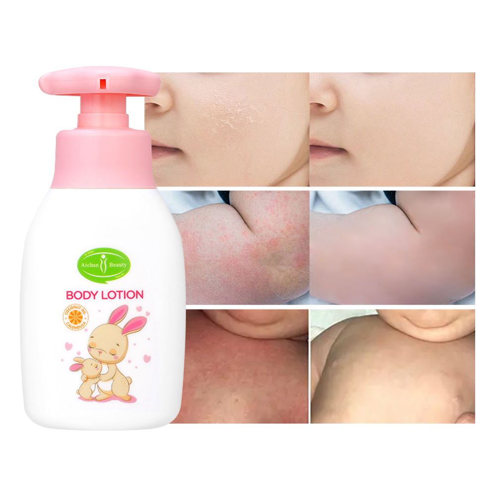 Aichun Beauty Natural Baby Moisturizing Lotion Face & Body Cream (New) Hydrating Smoothing Babies Face Body Skin Care Lotion