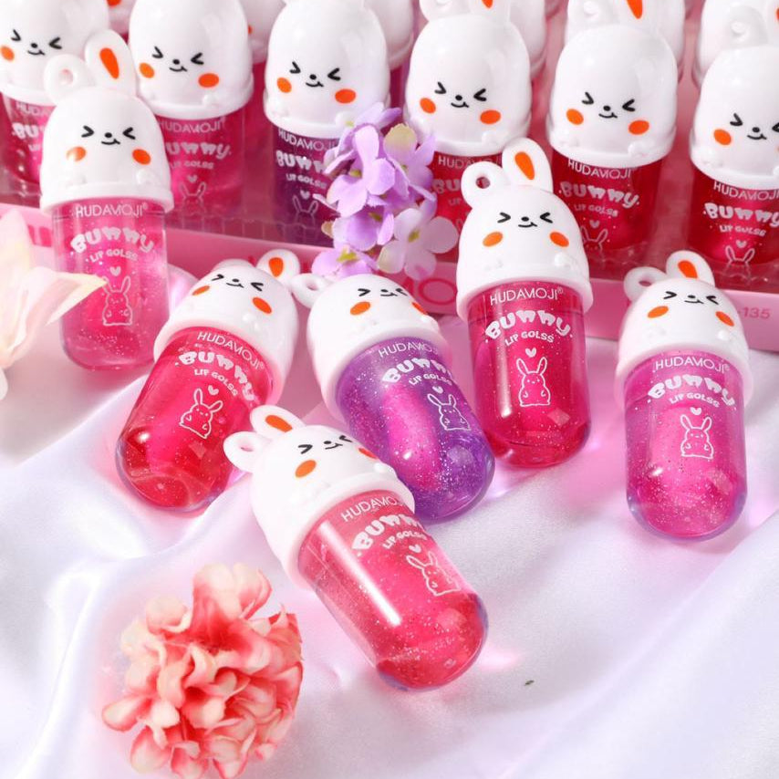Hudamoji Bunny Lip Gloss Set