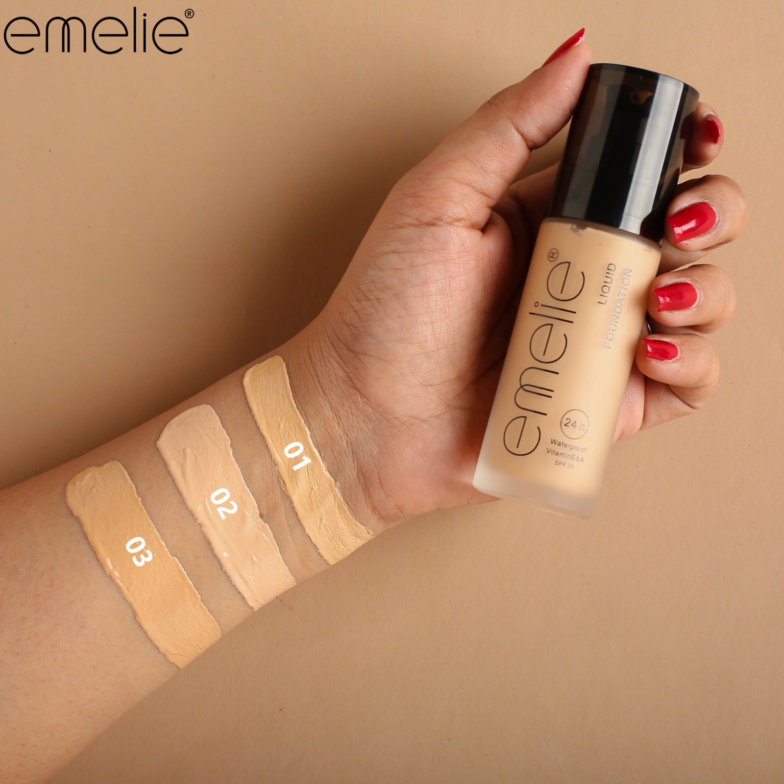 Emelie Waterproof Foundation SPF25