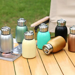 Stainless Steel Mini Insulated Travel Mug Bottle With Lifting Ring 300ml