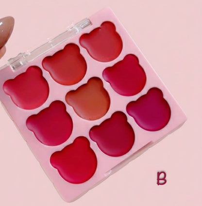 Artskin 9 Color Creamy Lipgloss Palatte