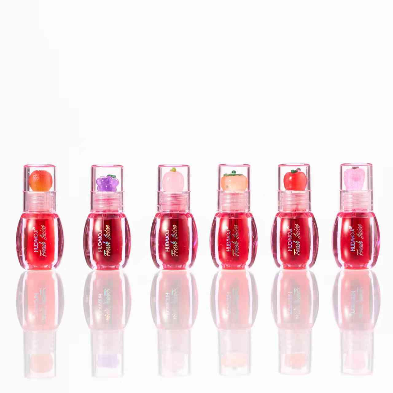 Hudamoji Fresh Juice Fruit Lip Tint Set 6pcs