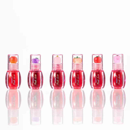 Hudamoji Fresh Juice Fruit Lip Tint Set 6pcs