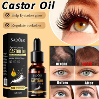 Sadoer Eyelash Growth Castor Oil 15ml