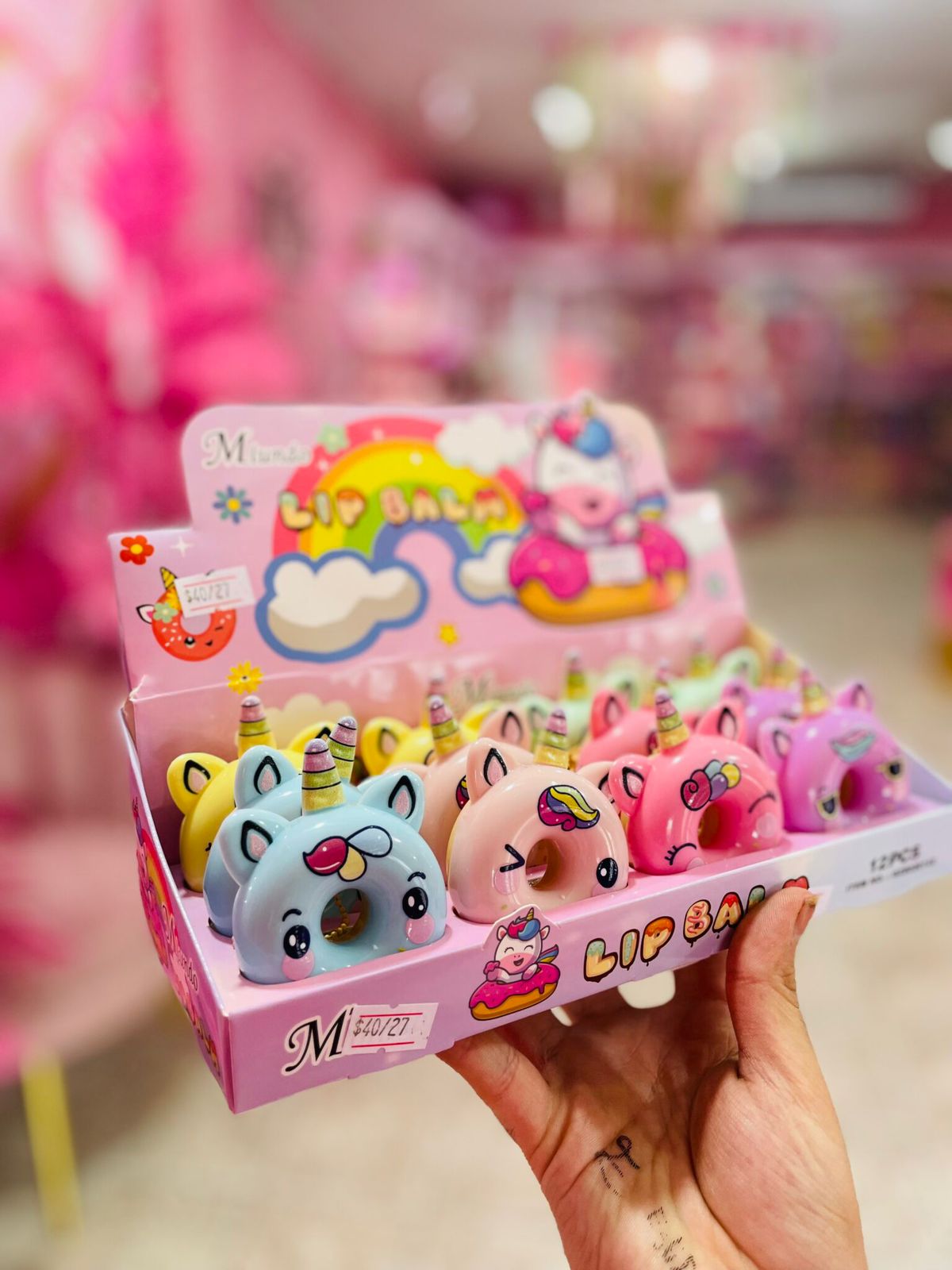 Miundo Donut Unicorn Lip Balm