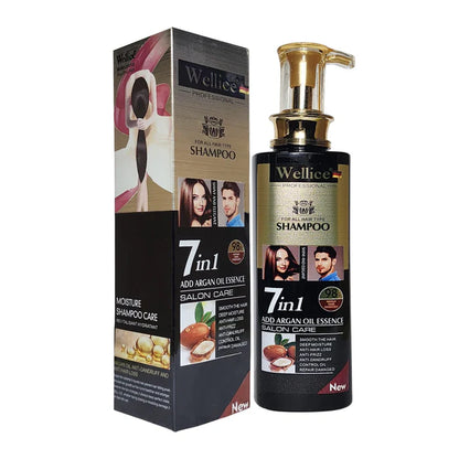 Wellice 7in1 Argan Oil Essence Oil Control Salon Care Hair Shampoo