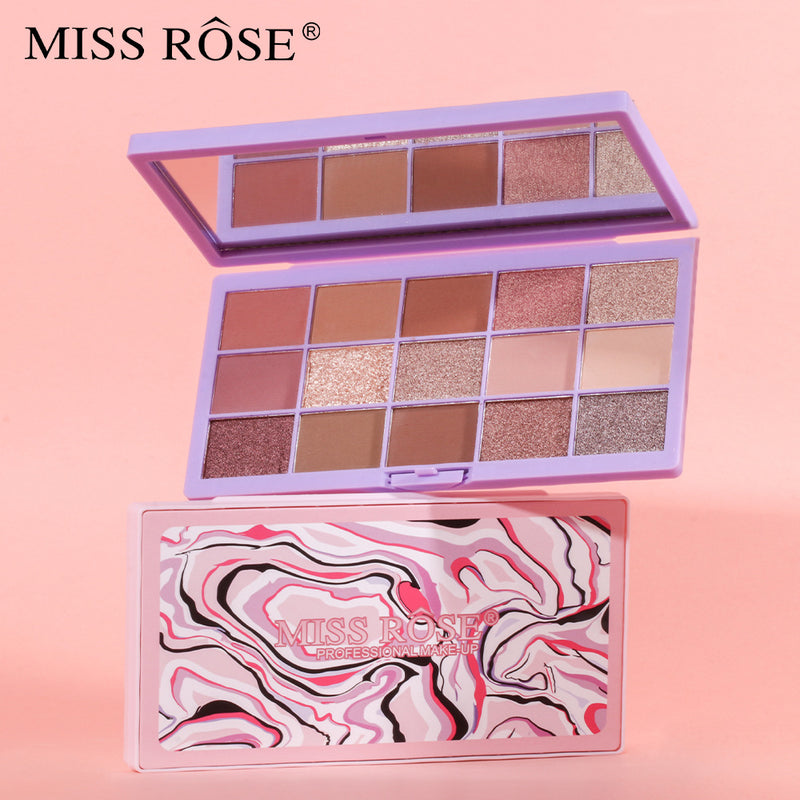 Miss Rose New Nude Mysterious 15 Color Eyeshadow Palette