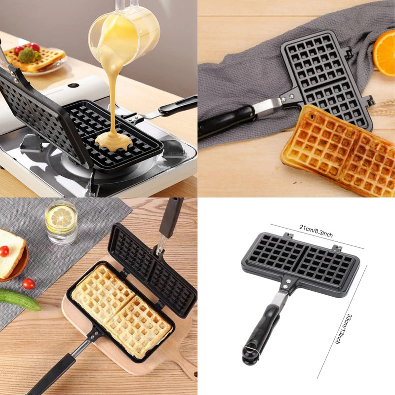 Mini Baking Waffle Maker Iron Pan Mold Non Stick Baking Pan