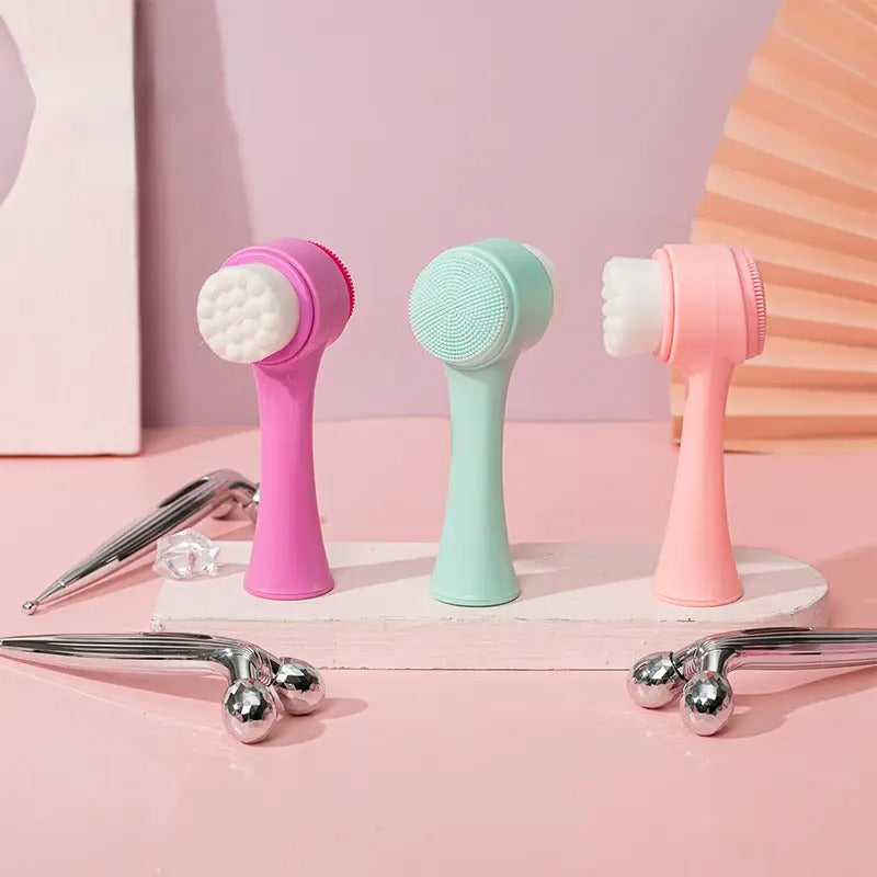 Ruby Face Effective Facial Cleansing and Massager Beauty Care 2Pcs Set