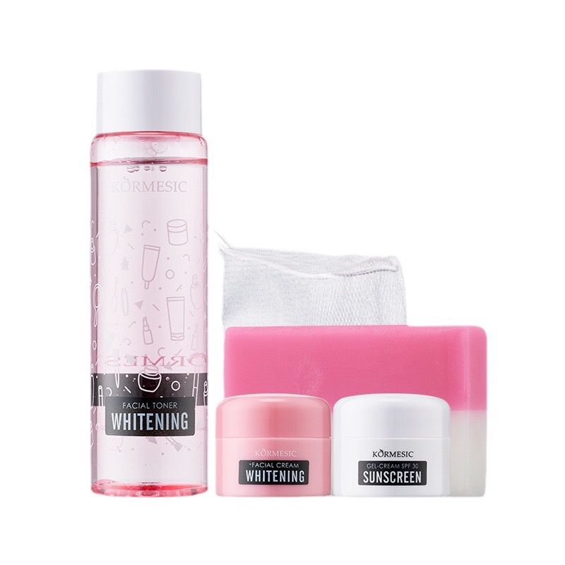 KORMESIC Organic VC Whitening Brightening Skin Care Set Facial Vitamin C Rejuvenating Skin Care Set