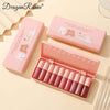 Dragon Ranee A Beautiful And Happy Time Sexy Pearl Light Lip Gloss Set Of 10Pcs
